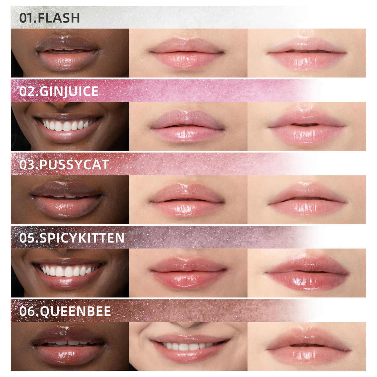 Glamstory Poptide™ Shimmer Lip Gloss Duo